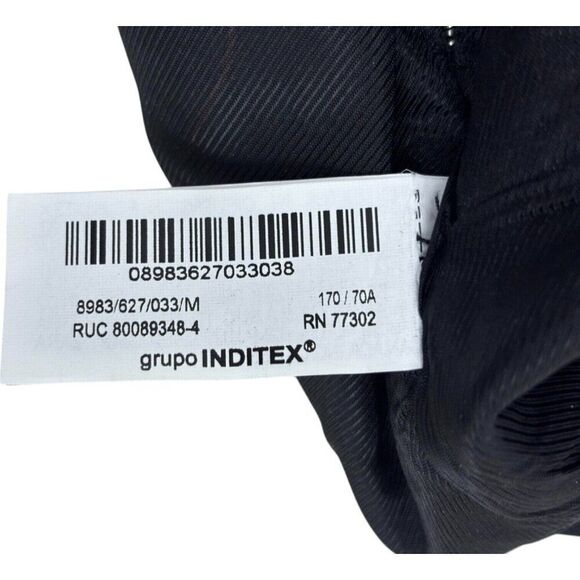 Zara Womens Sequin Shorts Size M Black Silver High Waist 8983/627 Blogger NWT - Picture 7 of 12